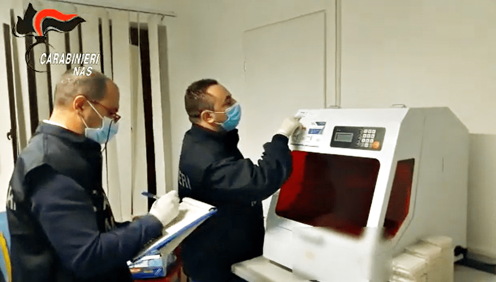 carabinieri sequestro laboratorio trapanese
